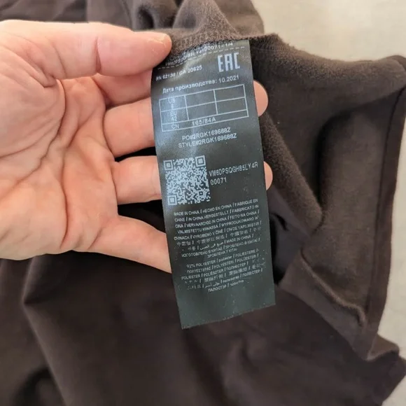 Marciano Faux Suede Button Front Dress Chocolate Brown Ruched Waist Size 6 - Picture 6 of 13